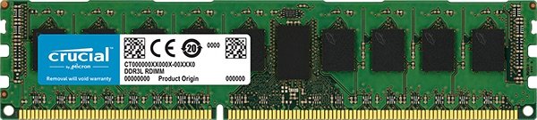 8GB DDR3L 1600MHz Crucial ECC 240pin 1,35V - obrázek produktu