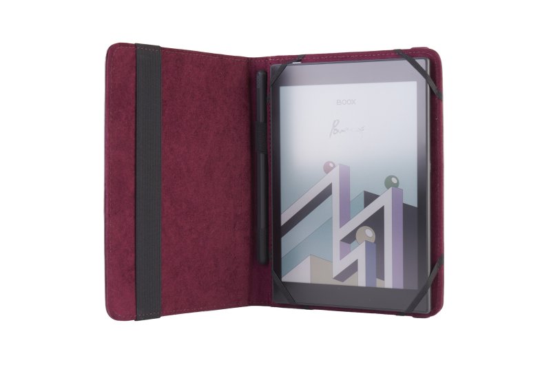 C-TECH PROTECT pouzdro z pravé kůže pro 8" zařízení, RLC-01, bordó - obrázek č. 1