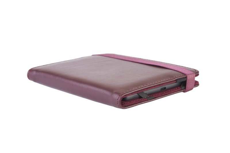 C-TECH PROTECT pouzdro z pravé kůže pro 6" zařízení, RLC-02, bordó - obrázek č. 2