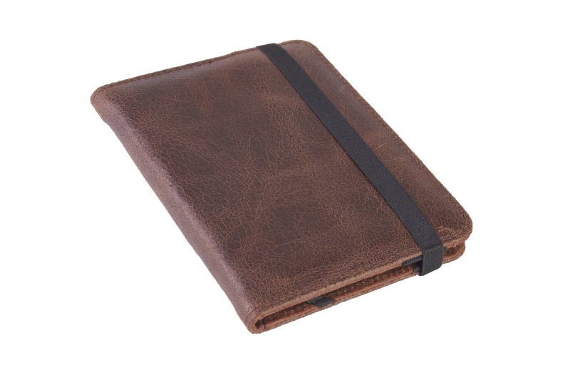 C-TECH PROTECT pouzdro z pravé kůže pro 6" zařízení, RLC-02, hnědé - obrázek č. 1