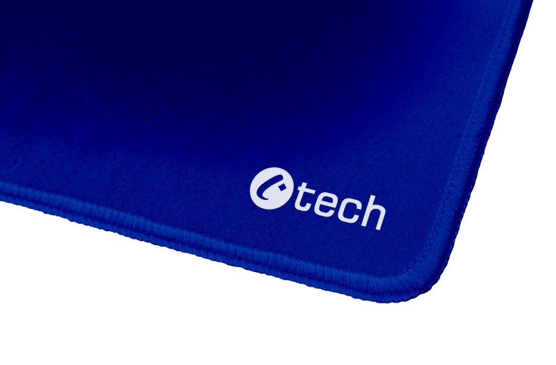 Podložka pod myš C-TECH MP-01, modrá, 320x270x4mm, obšité okraje - obrázek č. 1