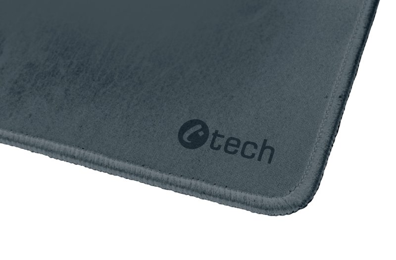 Podložka pod myš C-TECH MP-01, šedá, 320x270x4mm, obšité okraje - obrázek č. 1