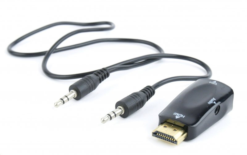 Adaptér C-TECH HDMI na VGA + Audio, M/ F - obrázek produktu