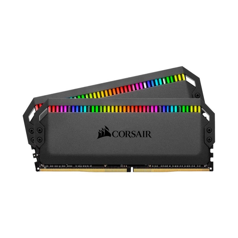 Corsair Dominator/ DDR4/ 16GB/ 3200MHz/ CL16/ 2x8GB/ RGB/ Black - obrázek č. 1