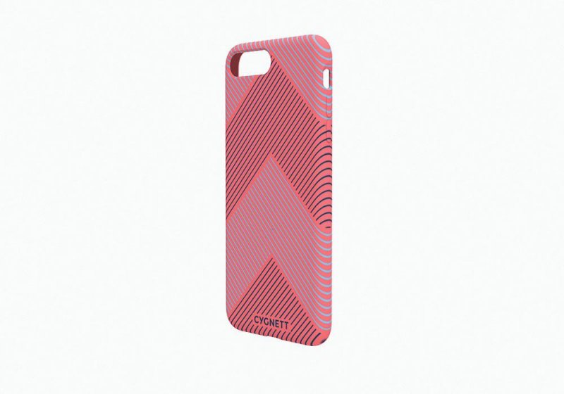 CYGNETT iPhone 8 Chevron Stripe Case in Red - obrázek č. 1