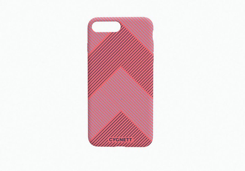 CYGNETT iPhone 8 Chevron Stripe Case in Red - obrázek produktu