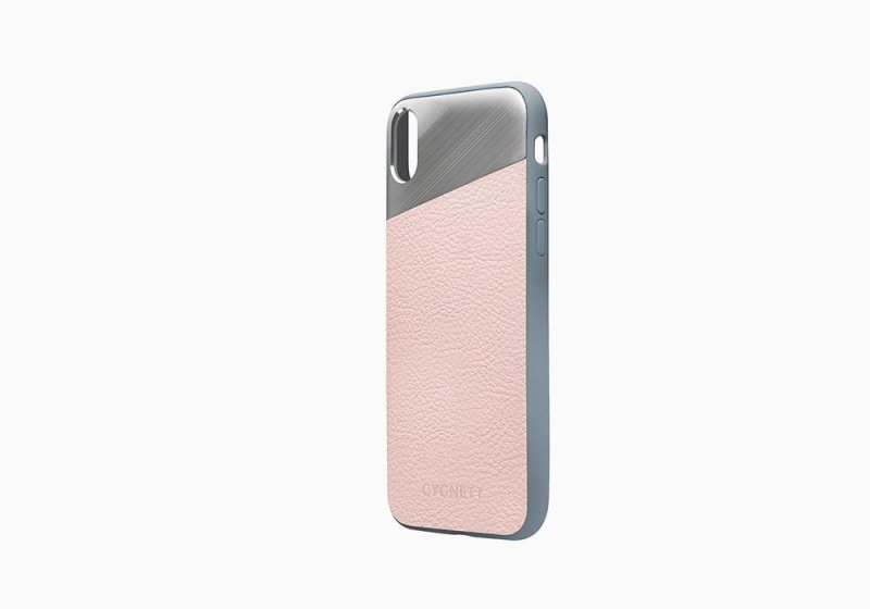CYGNETT iPhone X Leather Case in Pink Sand - obrázek produktu