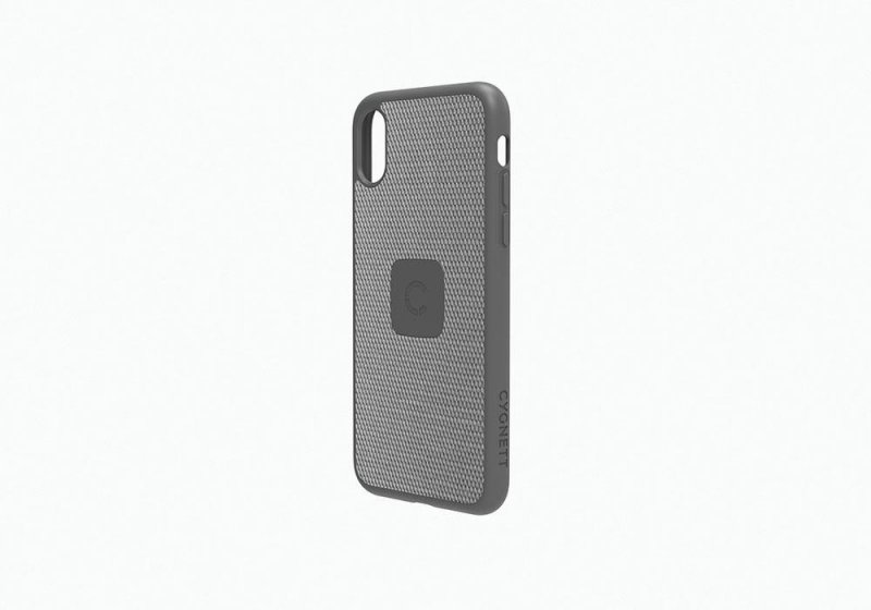 CYGNETT iPhone X Slim Case with Carbon Fibre in Silver - obrázek produktu