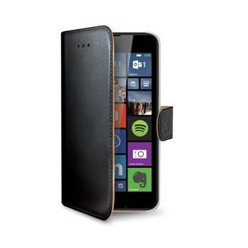 Pouzdro typu kniha Wallet pro Lumia 640, černé - obrázek produktu