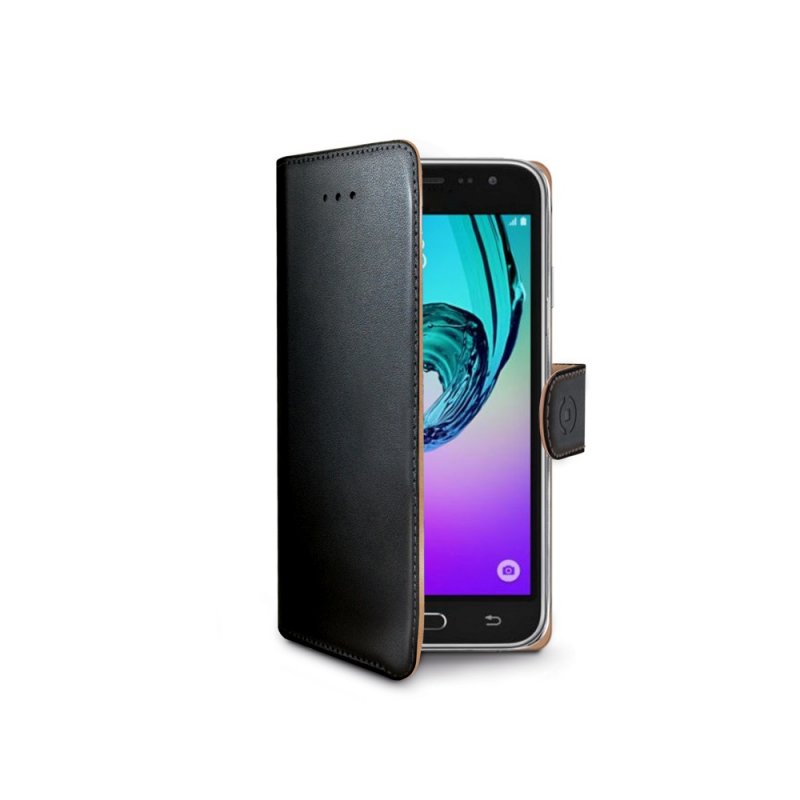 Pouzdro typu kniha Wallet Galaxy J3 (2016), černé - obrázek produktu