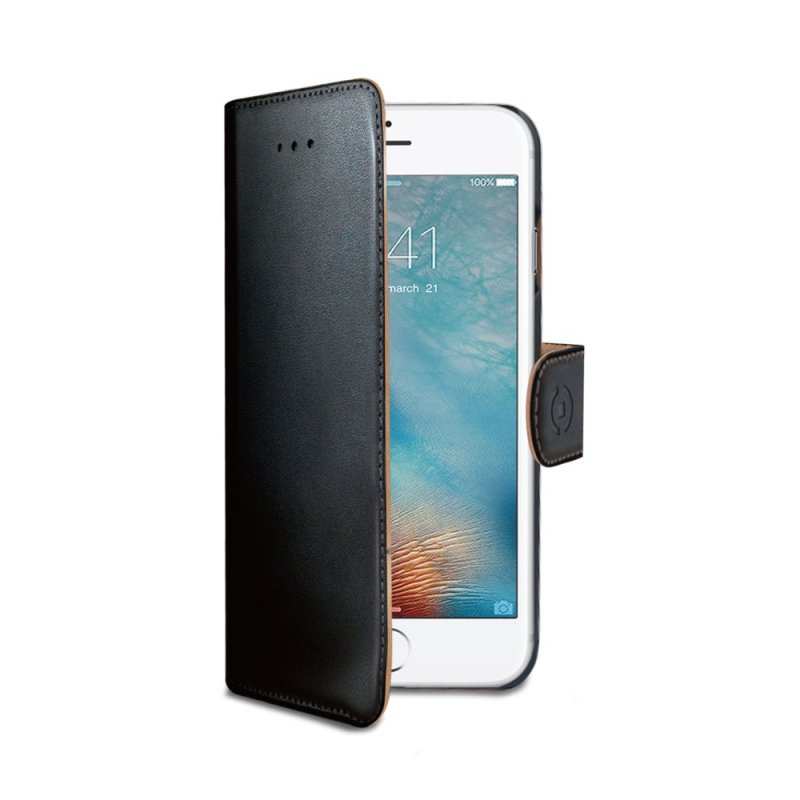 Pouzdro typu kniha Wallet pro iPhone 7 Plus/ 8 Plus, černé - obrázek produktu