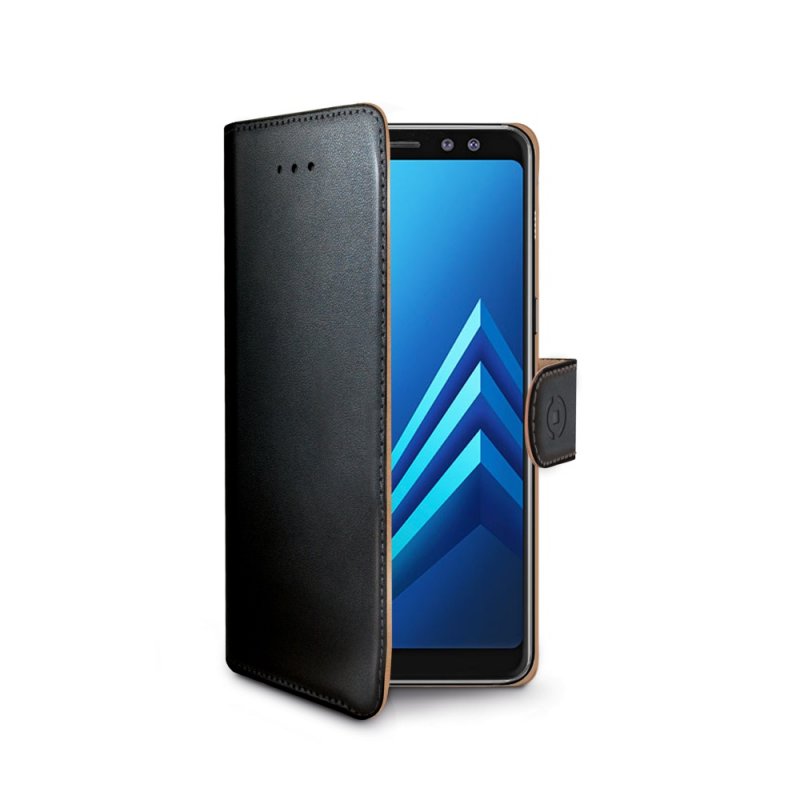Pouzdro typu kniha Wallet Galaxy A8 (2018), černé - obrázek produktu