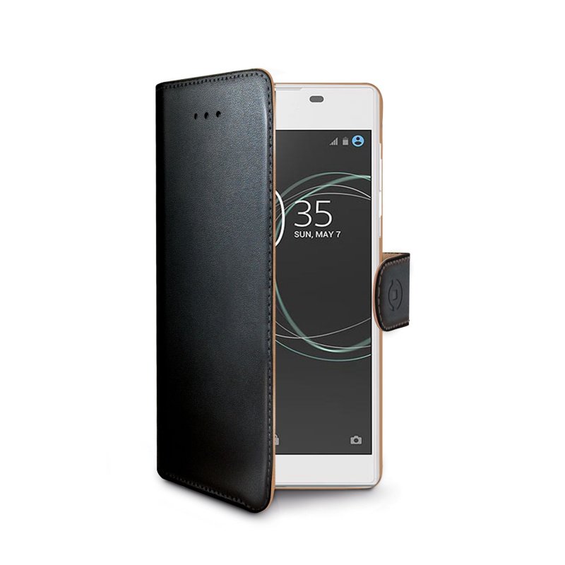 Pouzdro typu kniha Wallet Sony Xperia L1, černé - obrázek produktu
