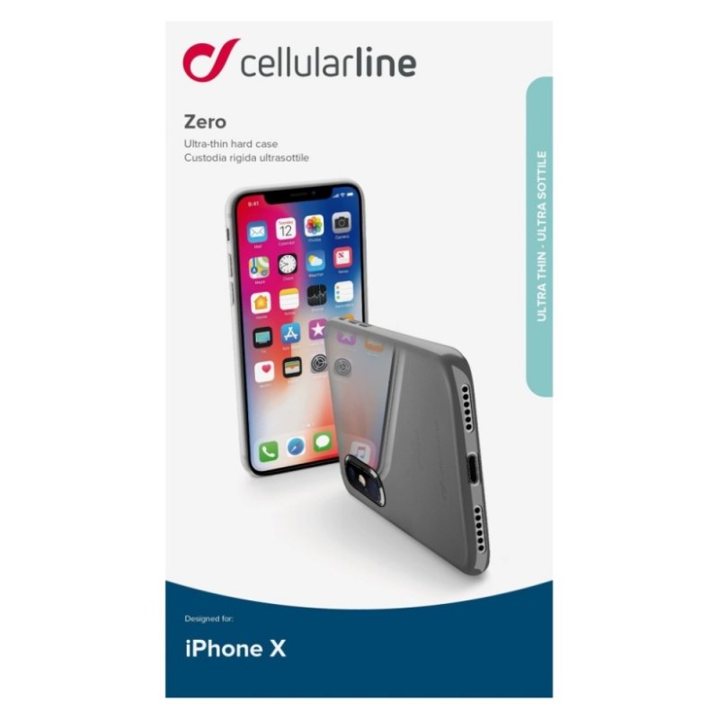 CellularLine kryt ZERO iPhone X, čirý - obrázek č. 3