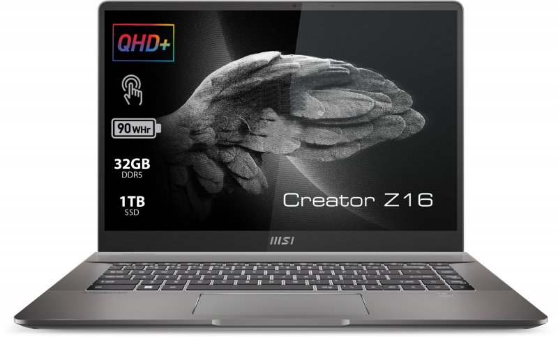 Notebook MSI CREATOR Z16 A12UET-019NL 16" / Intel Core i7-12700H / 1TB / 16GB / NVIDIA GeForce RTX 3060 /W11P (předváděcí) - obrázek produktu
