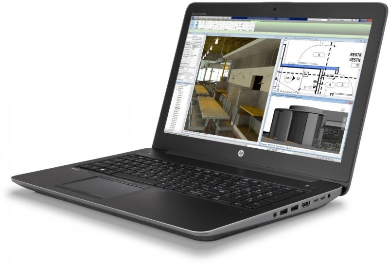 Notebook HP ZBOOK 15 G4 15,6" / Intel Core i7-7820HQ / 512GB / 16GB / NVIDIA Quadro M2200 /W10P (repasovaný) - obrázek č. 3