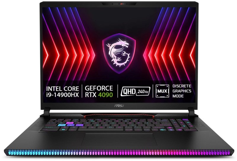 Notebook MSI RAIDER GE78 HX 14VIG-640BE 17" / Intel Core i9-14900HX / 2TB / 32GB / NVIDIA GeForce RTX 4090 /W11P (předvá - obrázek produktu