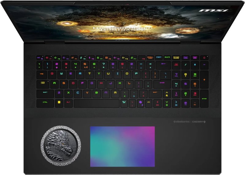 Notebook MSI TITAN 18 HX DRAGON EDITION NORSE MYTH A2XWIG-439IT 18" / Intel Core Ultra 9 285HX / 2TB+2TB+2TB / 64GB / NV - obrázek č. 3