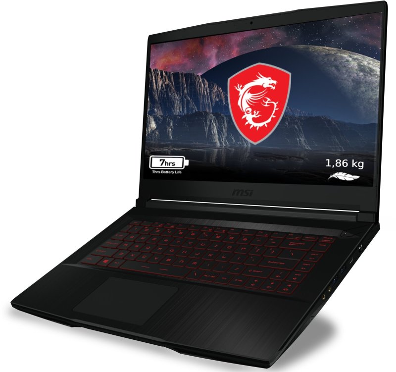 Notebook MSI GF63 THIN 11SC-028FR 15,6" / Intel Core i7-11800H / 512GB / 16GB / NVIDIA GeForce GTX 1650 /W11H (předváděc - obrázek č. 1