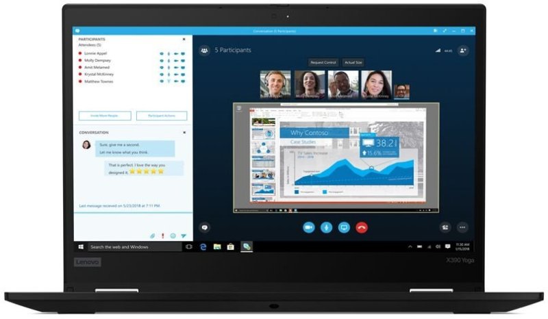 Notebook LENOVO THINKPAD X390 YOGA 13,3" / Intel Core i5-8365U / 512GB / 16GB /W11H (repasovaný) - obrázek č. 1