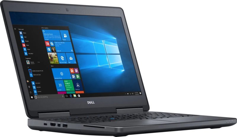 Notebook DELL PRECISION 7520 15,6" / Intel Core i7-7820HQ / 512GB / 32GB / NVIDIA Quadro M2200 /W10P (repasovaný) - obrázek č. 1