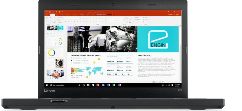 Notebook LENOVO THINKPAD L470 14" / Intel Celeron 3955U / 180GB / 8GB /W10P (repasovaný) - obrázek produktu