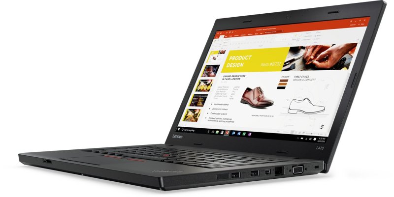Notebook LENOVO THINKPAD L470 14" / Intel Celeron 3955U / 180GB / 8GB /W10P (repasovaný) - obrázek č. 1