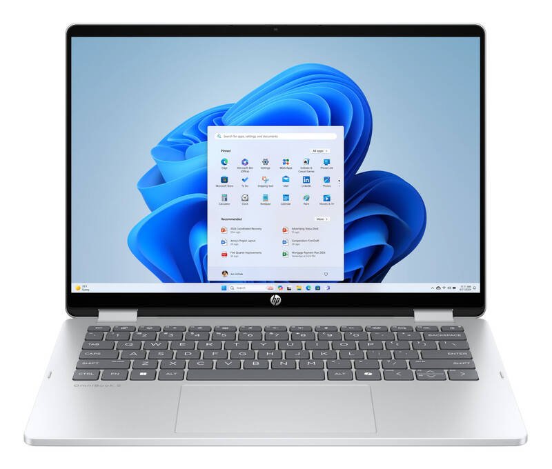 Notebook HP OMNIBOOK 5 FLIP 14-FP0034NE 14" / Intel Core 7 150U / 1TB / 24GB /W11H (předváděcí NB) - obrázek č. 1