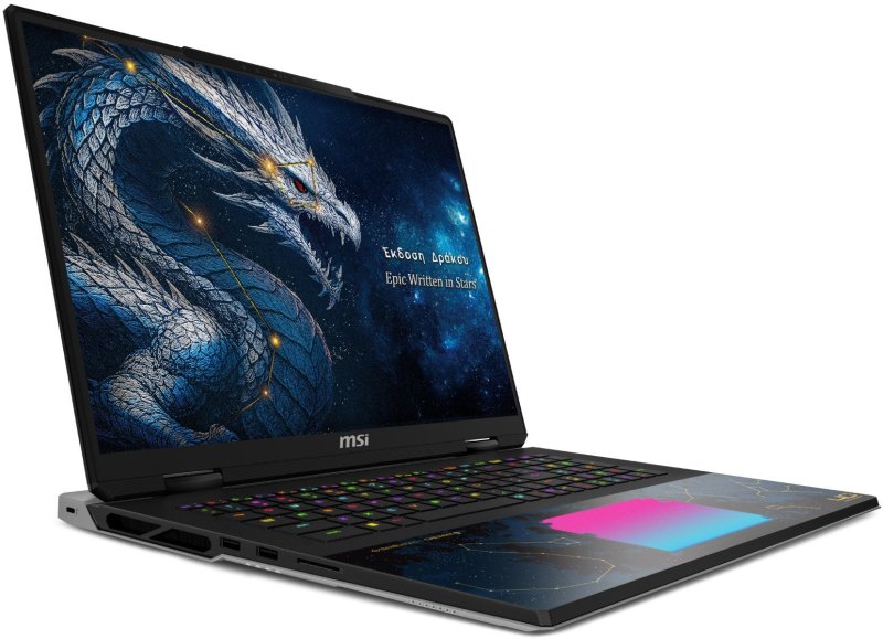 Notebook MSI TITAN 18 HX DRAGON EDITION DRACO EPIC A2WJ-1271PL 18" / Intel Core Ultra 9 290HX Plus / 2TB+2TB / 96GB / NV - obrázek č. 2