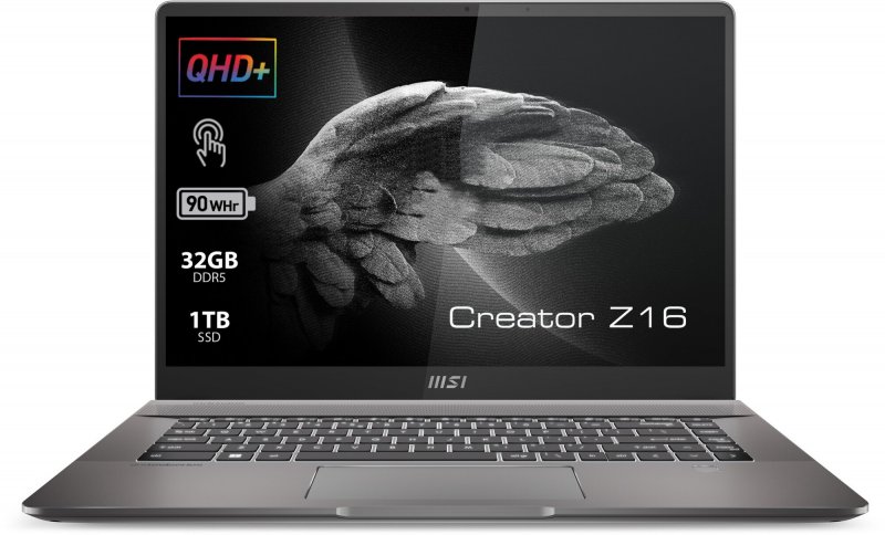 Notebook MSI CREATOR Z16 A12UET-041NEU 16" / Intel Core i7-12700H / 1TB / 32GB / NVIDIA GeForce RTX 3060 /W11P (předvádě - obrázek produktu