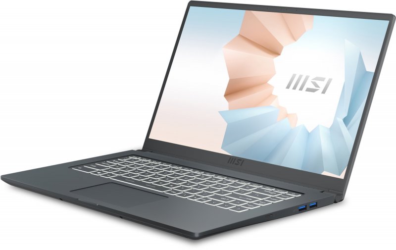 Notebook MSI MODERN 15 A11MU-884TN 15,6" / Intel Core i5-1155G7 / 512GB / 8GB /W11H (předváděcí NB) - obrázek č. 1