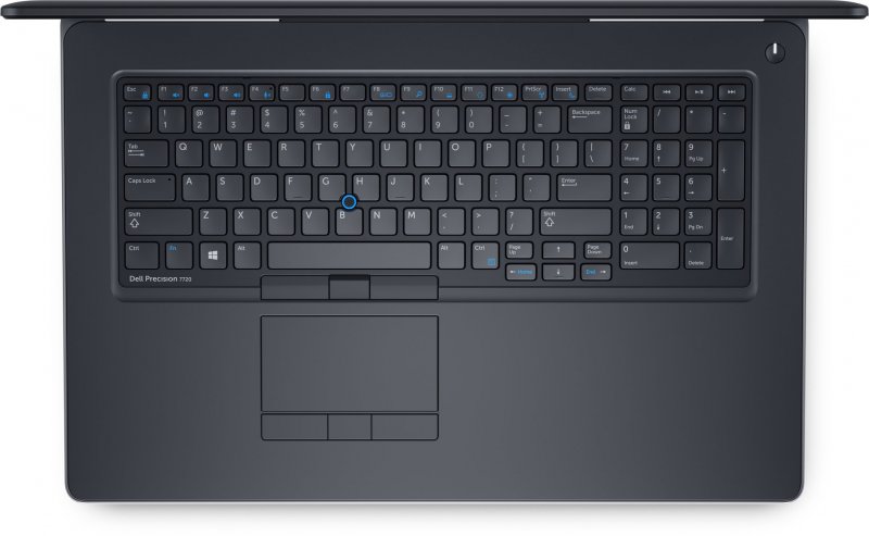 Notebook DELL PRECISION 7720 17,3" / Intel Core i7-7820HQ / 1TB+500GB / 32GB / NVIDIA Quadro P3000 /W10P (repasovaný) - obrázek č. 4