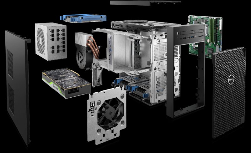 PC DELL PRECISION 3650 TWR  / Intel Core i7-11700 / 256GB / 16GB / NVIDIA Quadro RTX 4000 /W11P (repasovaný) - obrázek č. 4