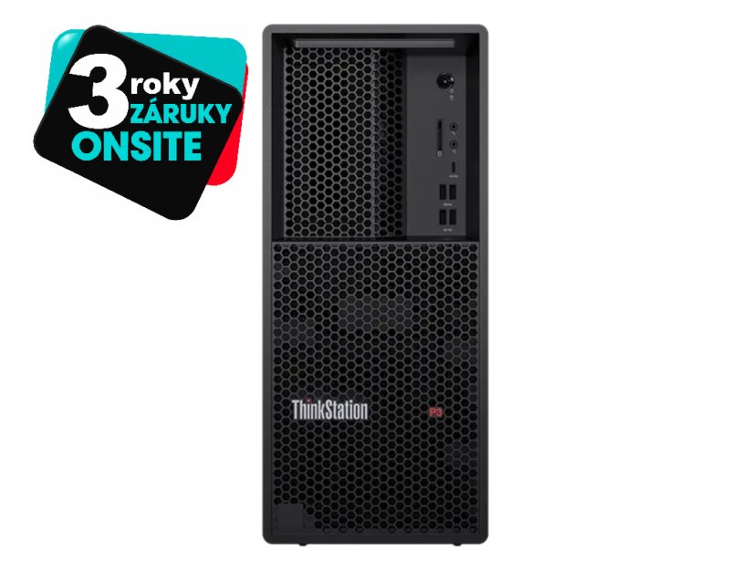 Notebook LENOVO THINKSTATION P3 TWR (TOWER) - 3 ROKY ONSITE SERVIS  / Intel Core i7-14700 / 512GB+1TB / 32GB / NVIDIA RT - obrázek produktu