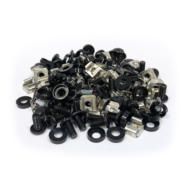 Montážní sada  M6  (50ks  /  bal.) - 12mm BLACK - obrázek produktu