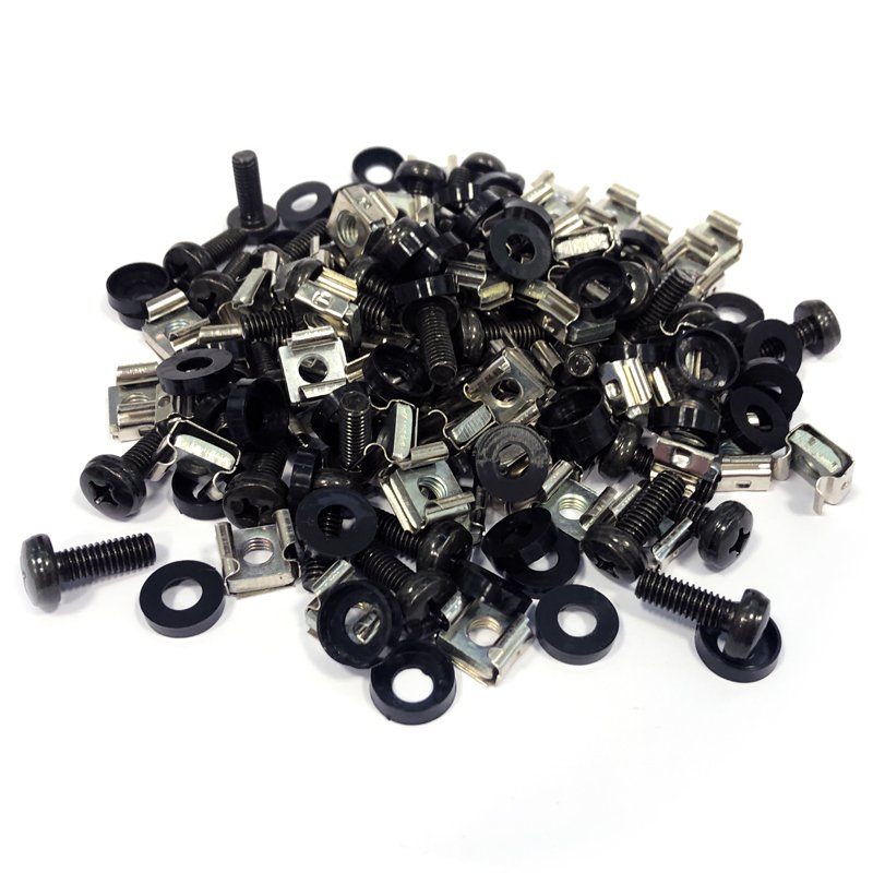 Montážní sada  M6  (50ks  /  bal.) - 16mm BLACK - obrázek produktu