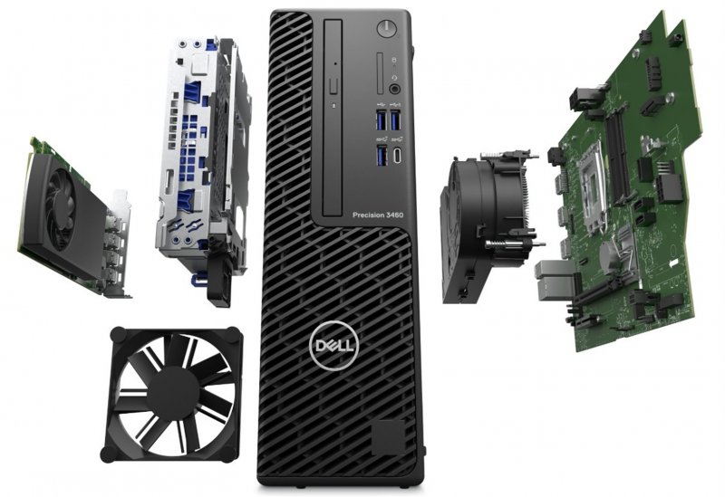 Dell Precision/ 3640/ SFF/ i7-12700/ 16GB/ 512GB SSD/ T1000/ W10P+W11P/ 3RNBD - obrázek č. 3