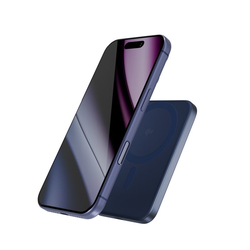 Epico Qi2 5000mAh Alu Mag+ PowerBanka EM51 - modrá - obrázek č. 1