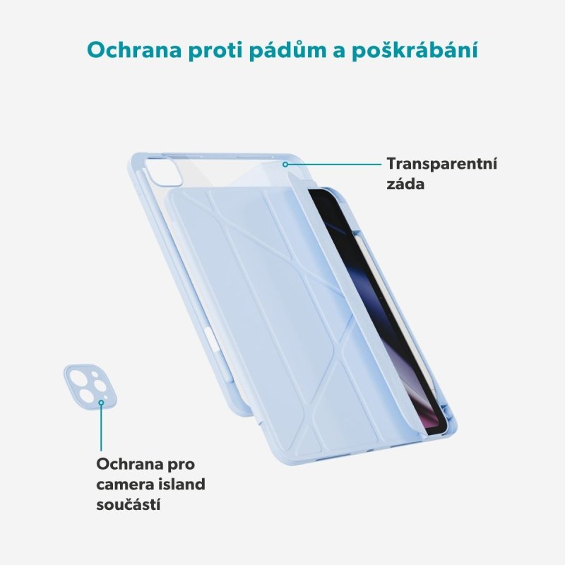 Epico Flip Case iPad 10,9" / 11" A16 světle modrá - obrázek č. 2