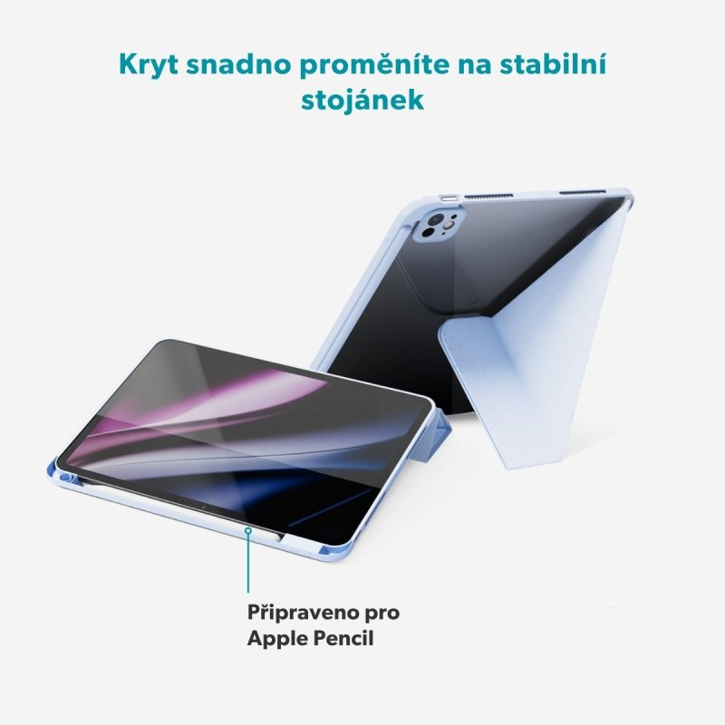 Epico Flip Case iPad Pro 11" (2018-2022) / Air M1-M4 - světle modrá - obrázek č. 5