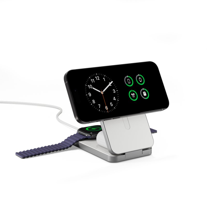 Epico UltraBase 4in1 8000mAh Fold powerbanka & bezdrátový nabíjecí stojánek EF50 - obrázek č. 1