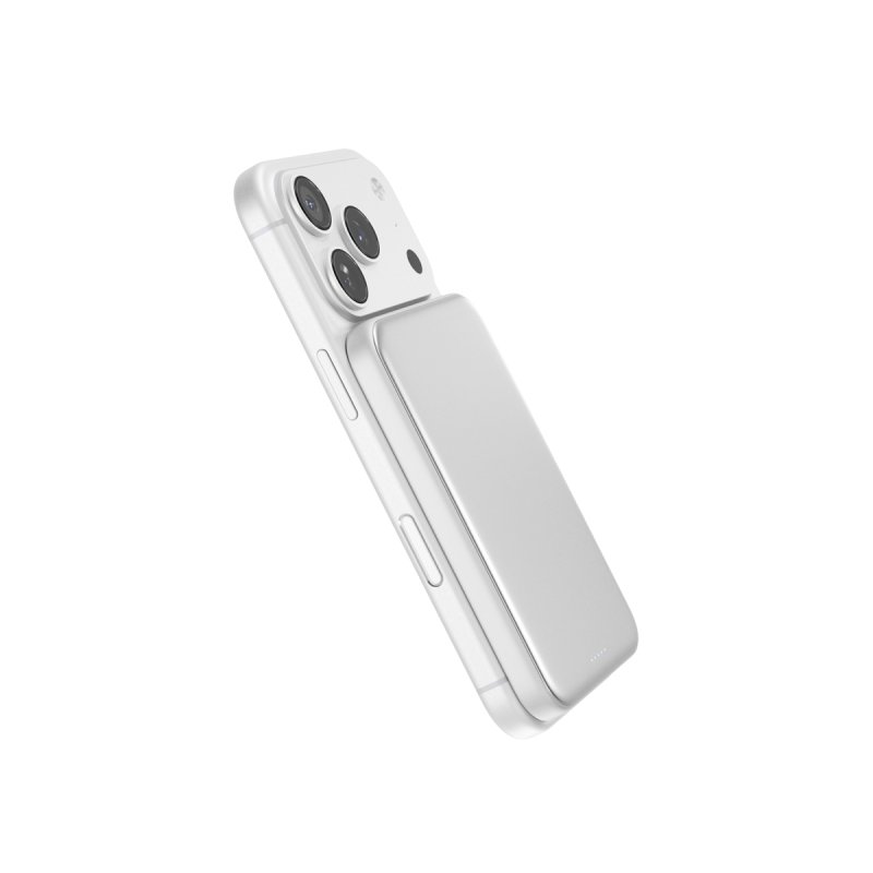 Epico Qi2 25W 5000mAh Mag+ powerbanka EM55 - stříbrná - obrázek č. 3