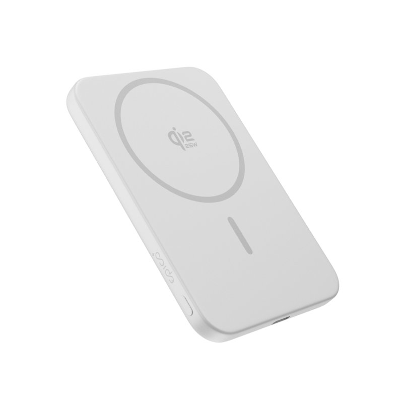 Epico Qi2 25W 5000mAh Mag+ powerbanka EM55 - stříbrná - obrázek č. 1