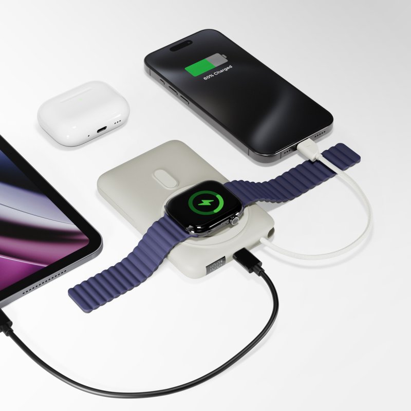 Epico UltraPack 4in1 10000mAh Mag+ Watch bezdrátová powerbanka EM68 - obrázek č. 2
