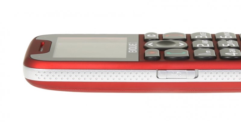 EVOLVEO EasyPhone, mobilní telefon pro seniory s nabíjecím stojánkem (červená barva) - obrázek č. 2