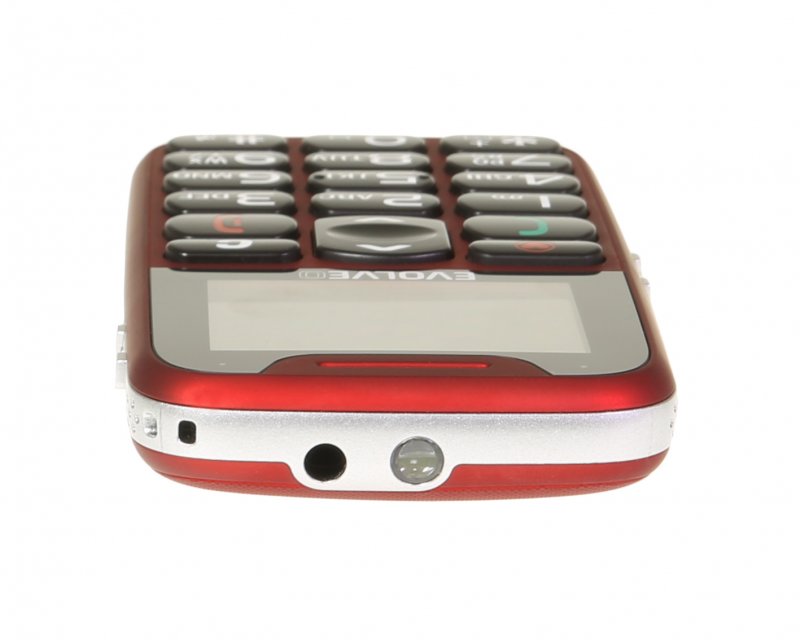 EVOLVEO EasyPhone, mobilní telefon pro seniory s nabíjecím stojánkem (červená barva) - obrázek č. 3