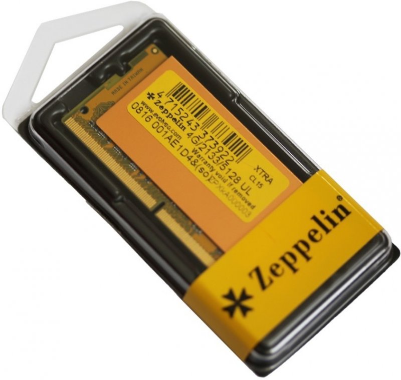 EVOLVEO Zeppelin, 8GB 1600MHz DDR3 CL11 SO-DIMM, GOLD, box - obrázek produktu
