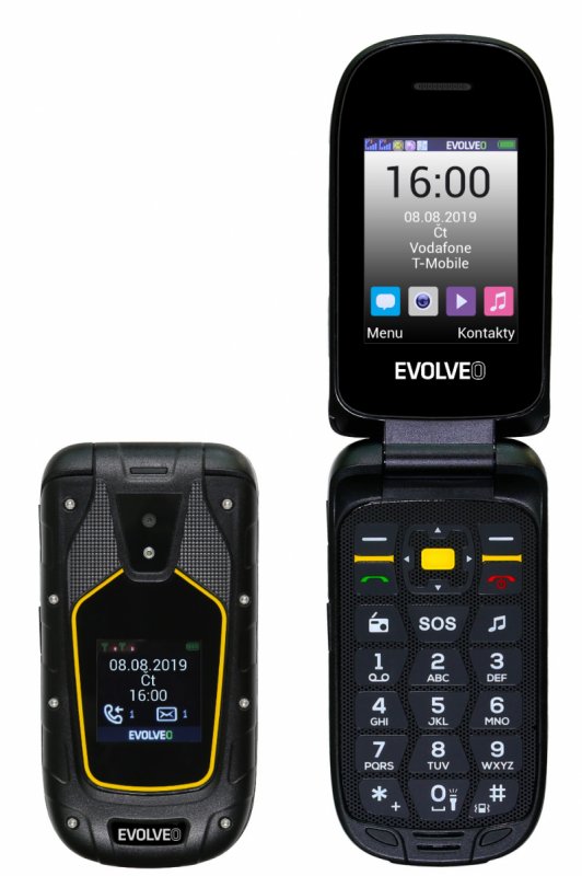 EVOLVEO StrongPhone F5, vodotěsný odolný Dual SIM telefon - obrázek produktu