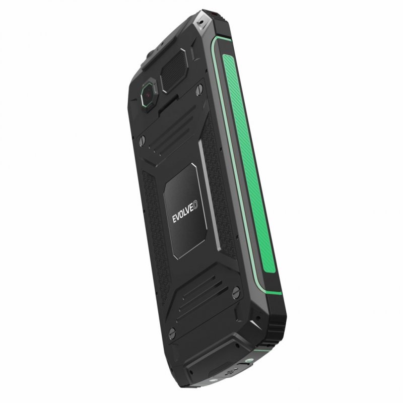 EVOLVEO StrongPhone W4, vodotěsný odolný Dual SIM telefon, černo-zelená - obrázek č. 3