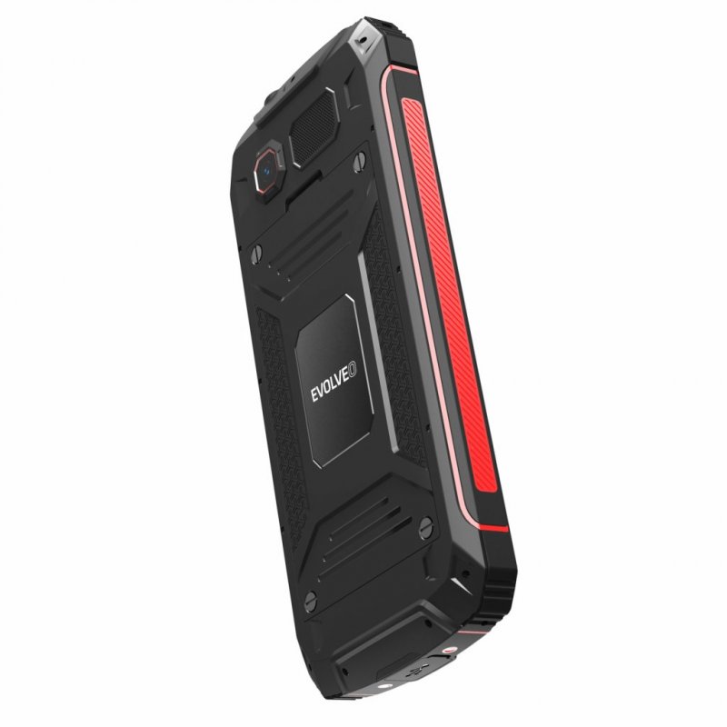 EVOLVEO StrongPhone W4, vodotěsný odolný Dual SIM telefon, černo-červená - obrázek č. 6
